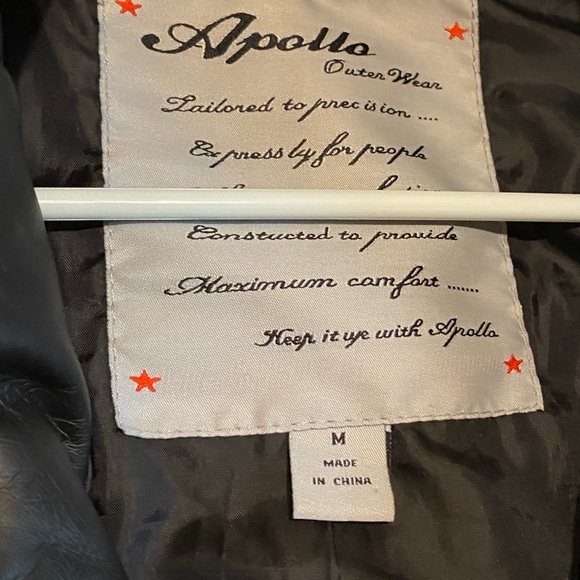 Black jacket - faux leather - Picture 4 of 5